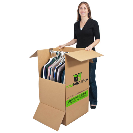 Wardrobe Boxes Double Wall Heavy Duty Kiwi Renta Box